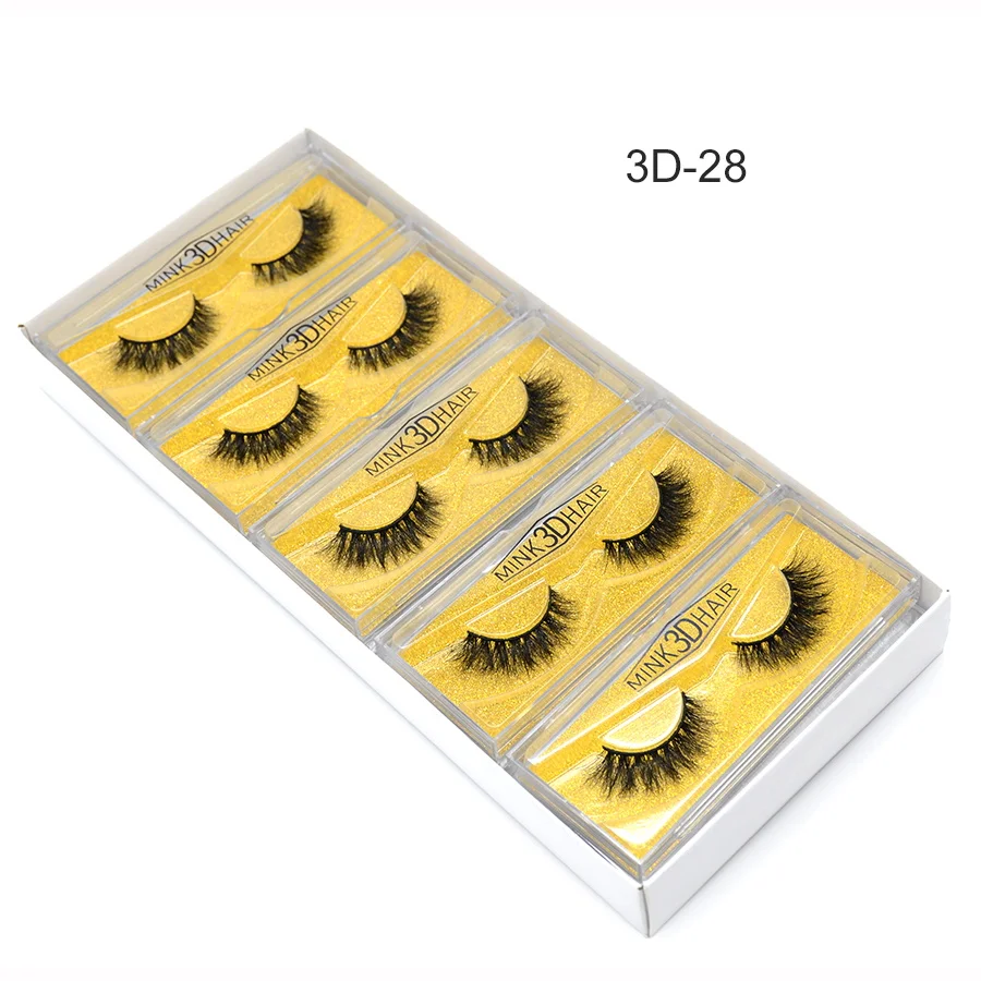 3d норковые ресницы трехмерные многослойные натуральные густые для макияжа оптом
