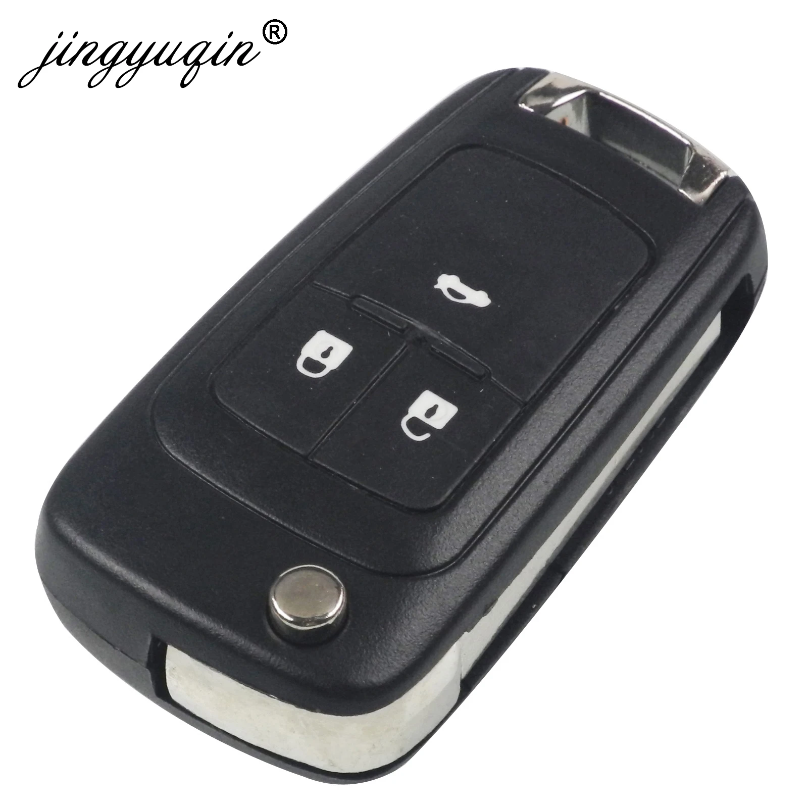 Jingyuqin для OPEL VAUXHALL Astra J Corsa E Insignia Zafira C 2009- для Buick откидной складной чехол для дистанционного ключа