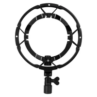 shock mount stand anti vibration portable lightweight alloy microphone shock mount mic holder for studio recording new