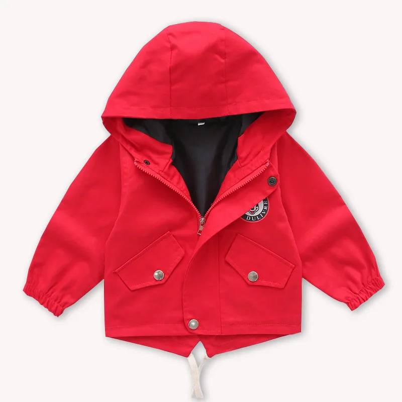 Детский плащ с Микки Маусом Ветровка на молнии капюшоном Детская одежда Куртки