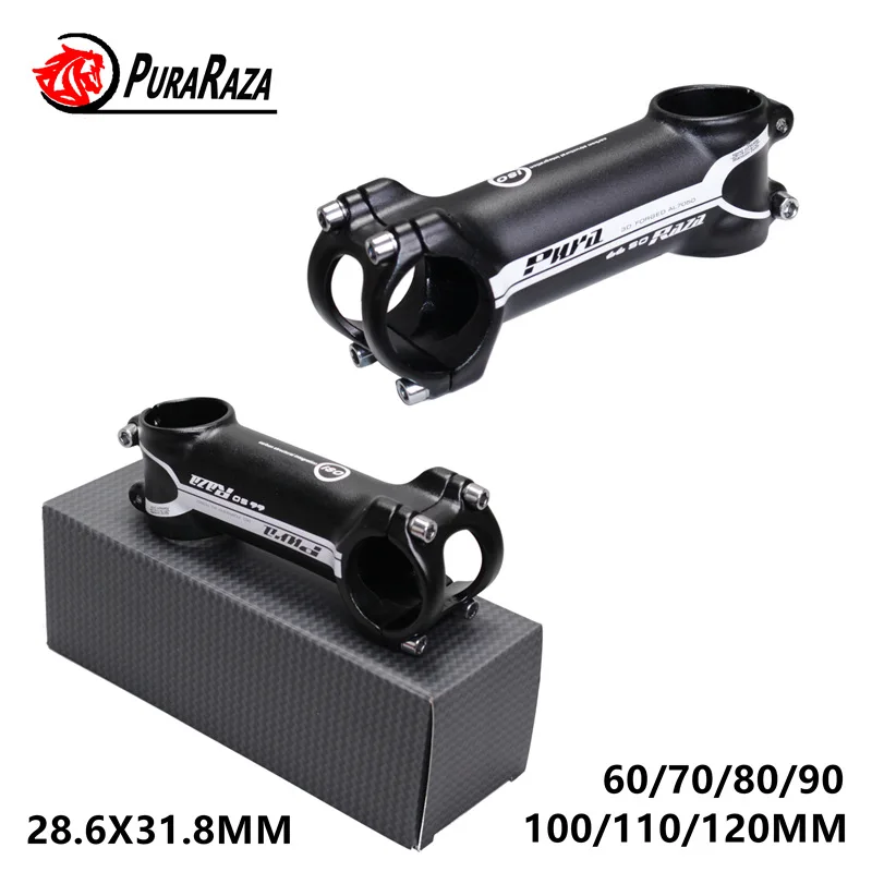 

PURA RAZA Ultralight 6/17 Degrees Bike Stems MTB Mountain Road Bicycle Stem 31.8* 60 -130mm