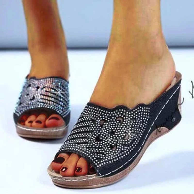 

Women Sandals New European Flat Sandals Woman Summer Casual Comfort Women's Shoes Wedge Shoes Women Plus Size Zapatos De Mujer