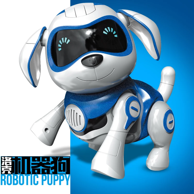 Индукционная Игрушка Locke Dog control Dog Интеллектуальный робот электронный для домашнего животного программа Танцы Прогулки Робот Детская игрушка для домашних животных