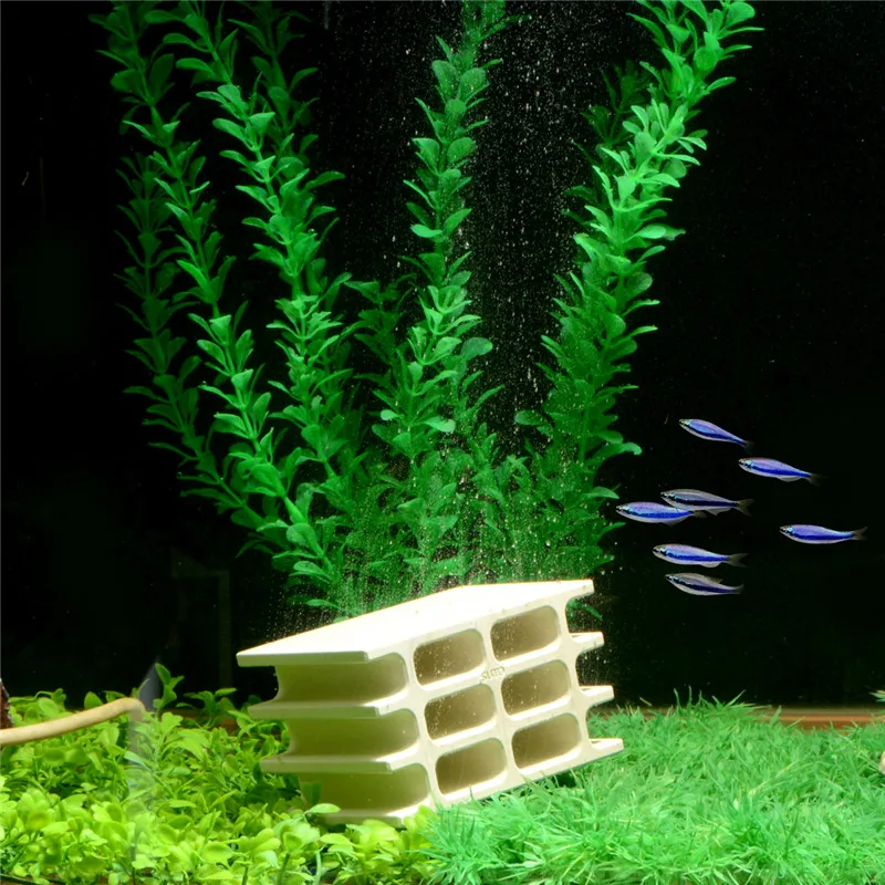 Белое керамическое укрытие украшение для аквариума Amano креветок Cichlid Pleco нереста