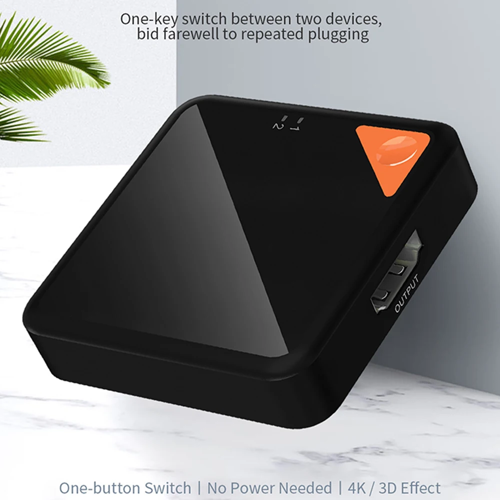 Двунаправленный HDMI совместимый 4K переключатель сплиттер 1 в 2 Выход адаптер