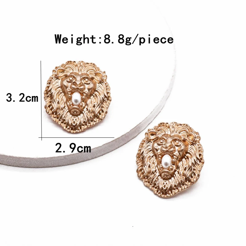 Круглые серьги-гвоздики из сплава креативный металлический жемчуг изящные