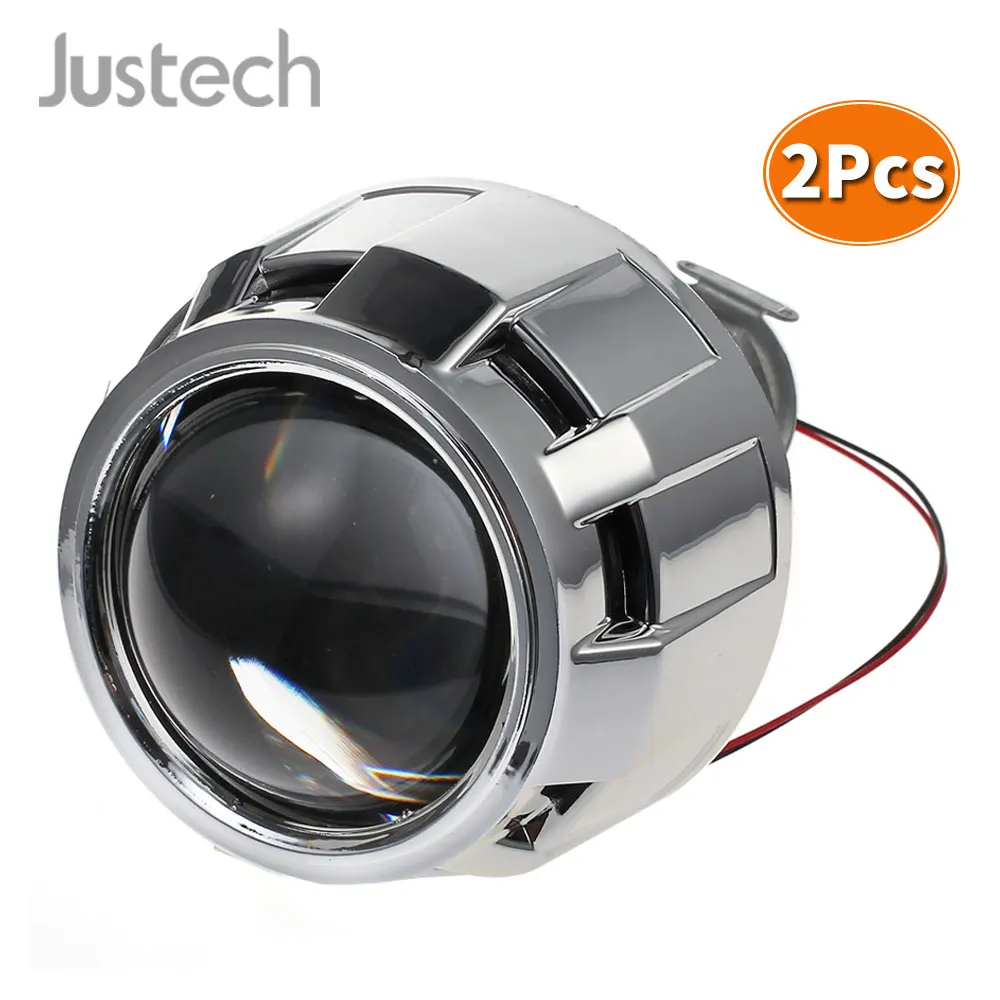 Justech 2 шт. 5 &quotМини HID биксеноновый комплект линз для проектора H4 H7 корпус головной