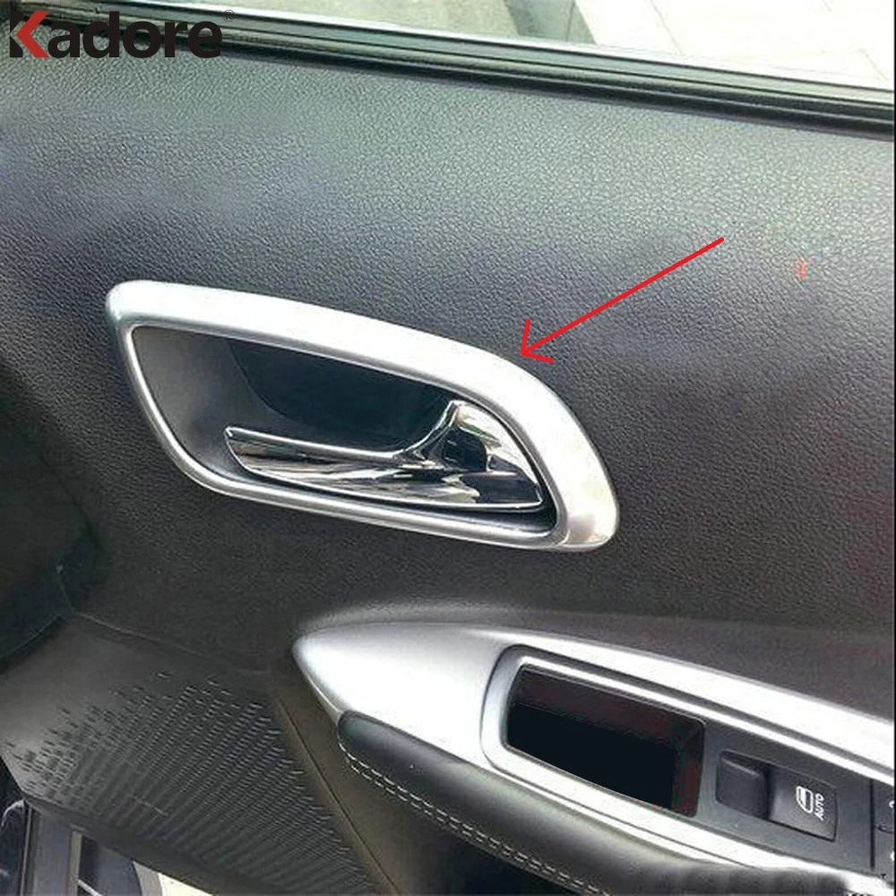 Подходит для Dodge Journey 2013 2014 хромированная дверная ручка Чаша крышка чашки отделка