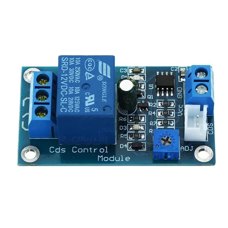 Автоматический модуль управления 5 в 12 В 24 фоторелейный светильник