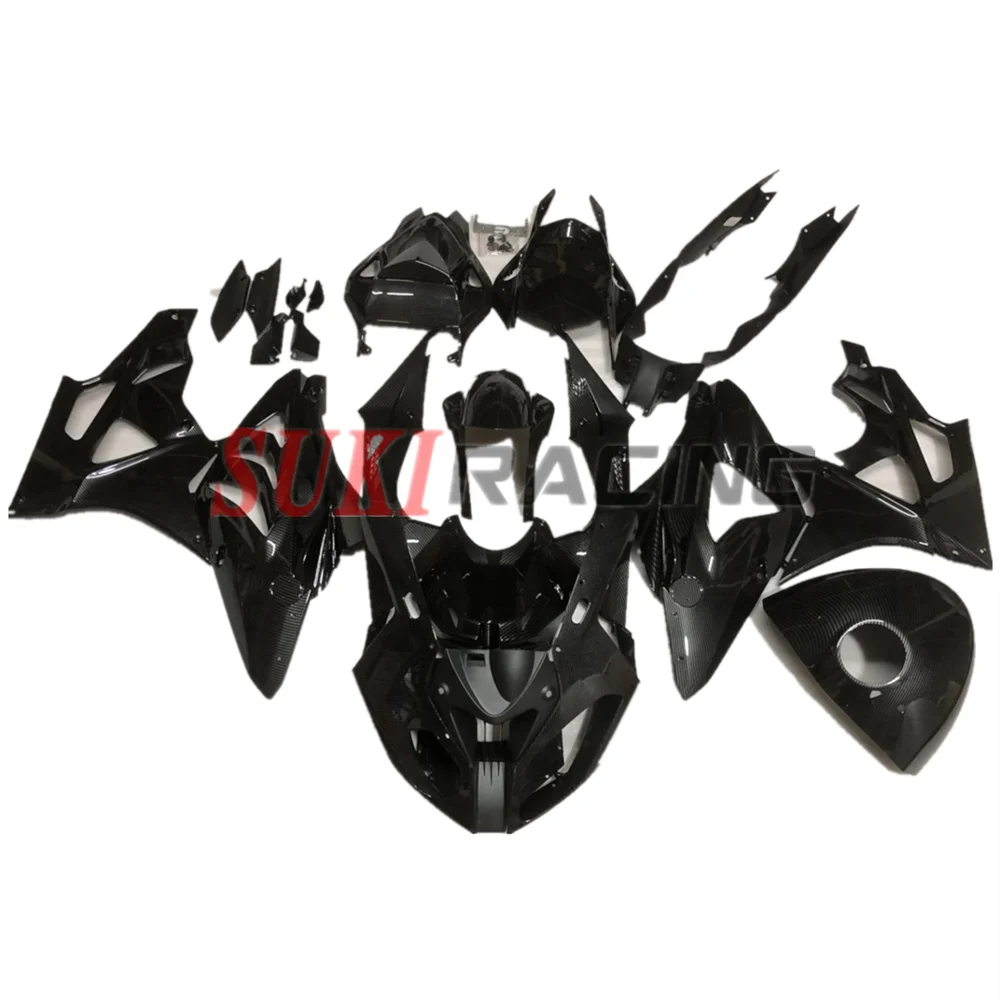 УГЛЕРОДНЫЙ Цвет ABS Пластиковый обтекатель для BMW S1000RR 2009 2014 комплект обтекателей
