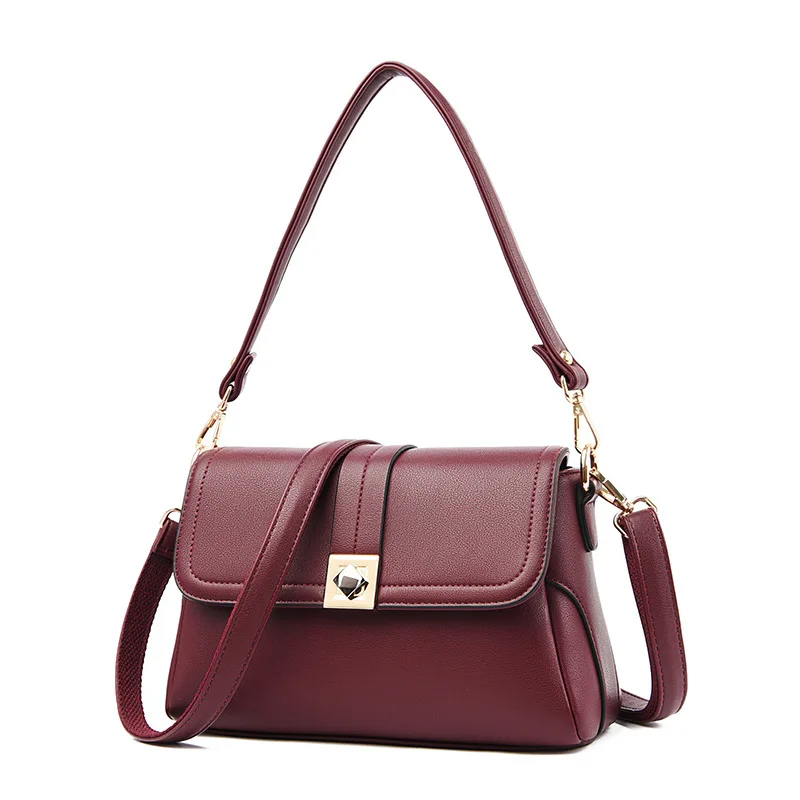 

New Arrival High End Elegant Lady Shoulder Bag Hand Bag Lovely PU Leather Sling Bag Handbags Multi Colors
