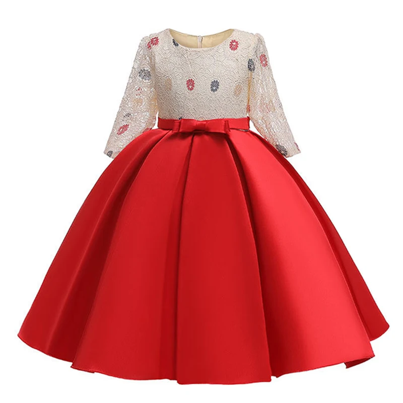 Высококачественное ажурное кружевное платье принцессы с короткими