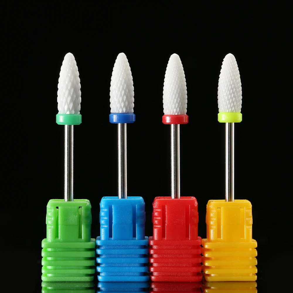 Керамическая Алмазная фреза для ногтей роторные сверла маникюра кутикулы