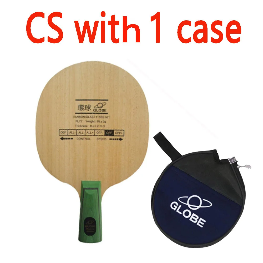 Глобус 521 настольный теннис/PingPong лезвие - Цвет: CS 1case