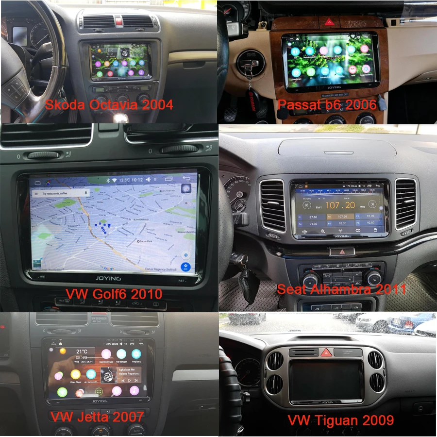 JOYING 9 ''8 core android 6,0 Автомобильный dvd для vw passat b7 b6 golf Polo Tiguan Octavia Rapid fabia с gps-навигацией радио плеер