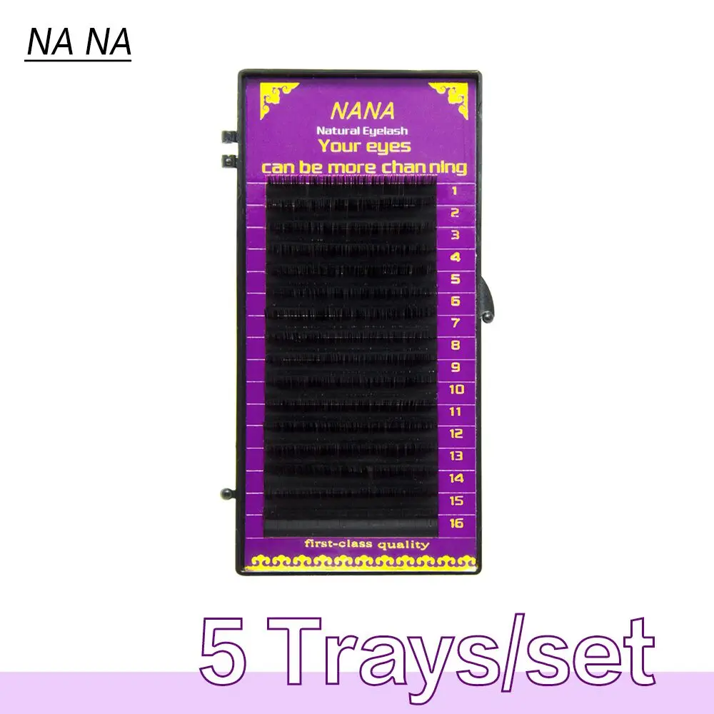 5 чехлов 16 рядов искусственная ресница индивидуальный удлинитель ресниц maquiagem