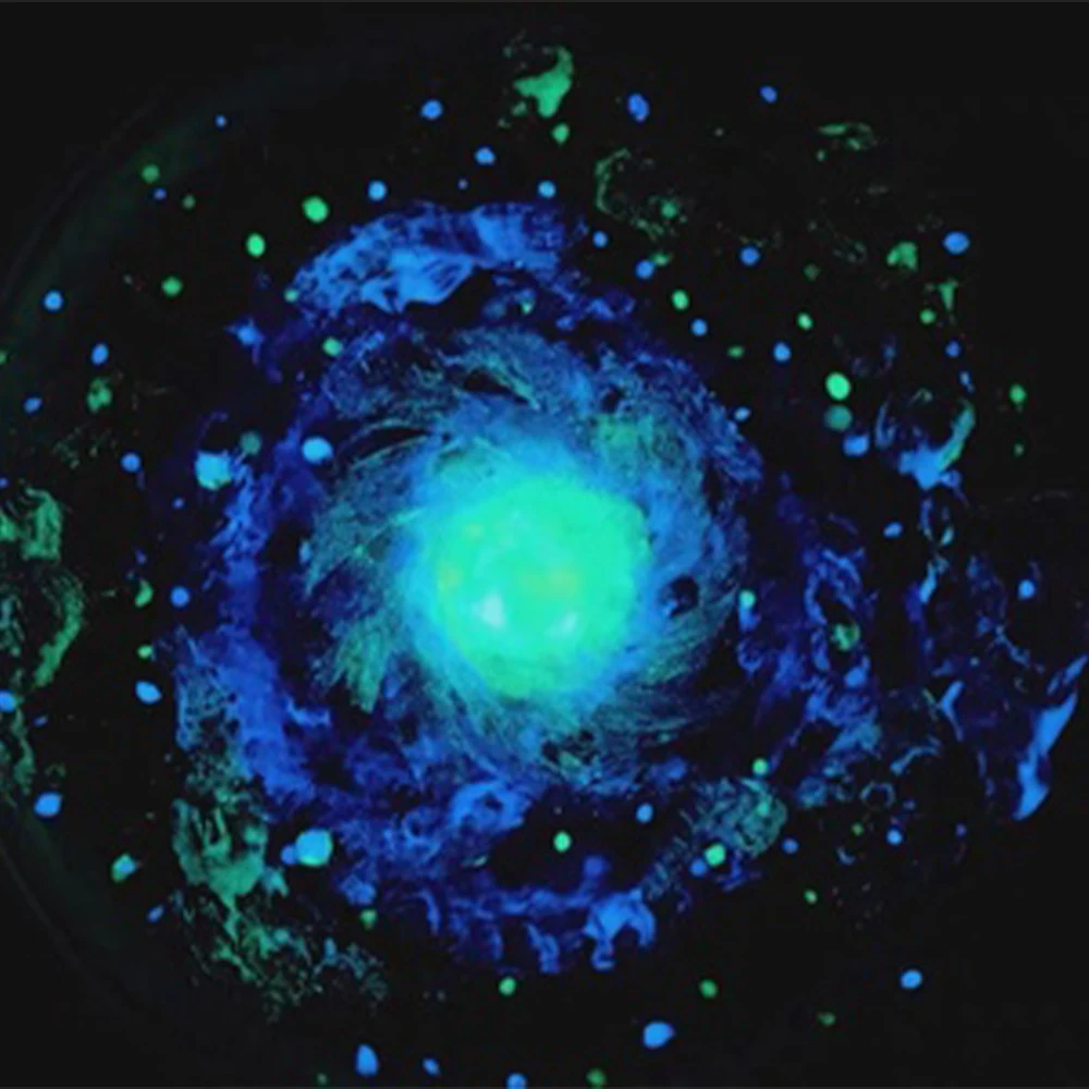 Светильник синий светящийся порошок Набор сделай сам для вечерние Творческий