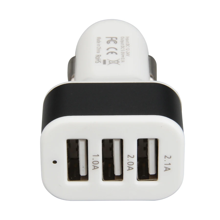 10 шт. Tideseer USB зарядное устройство 3-портовое автомобильное для iPhone Xs/Xs max/Xr/X/8/7/6/5 iPad