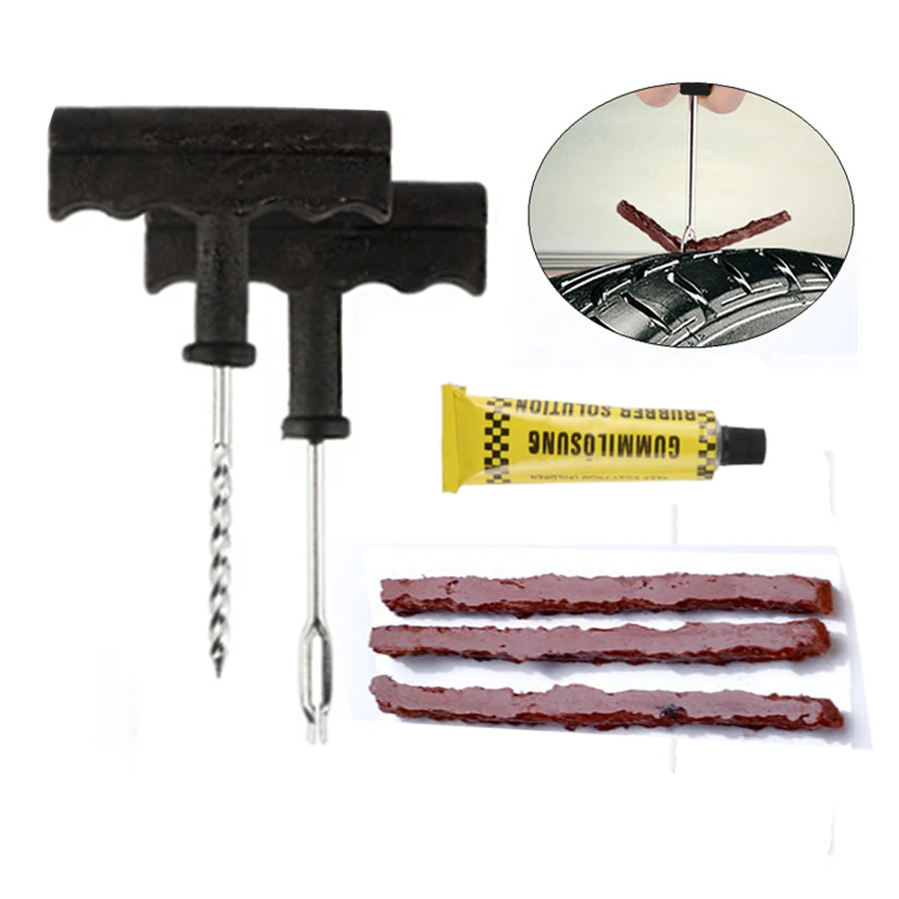 Открытый набор для ремонта шин аварийный самообслуживания инструмент утечки