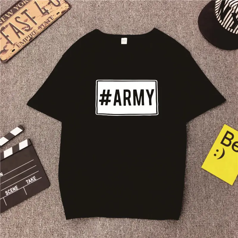 BANGTAN BOY # армейские фанаты крутые модные Графические футболки для женщин Kpop