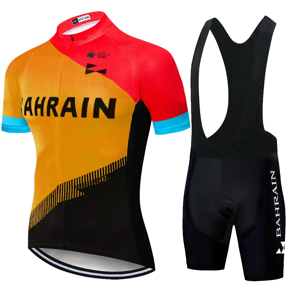 2021 Team bahrain mclarening cycling jersey man maillot ciclismo hombre verano bike shorts quick dry BICYCLING suit | Спорт и