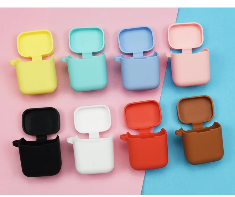 Силиконовый чехол для Xiaomi Airdots Pro True Wireless Bluetooth наушники противоударные сумки Air