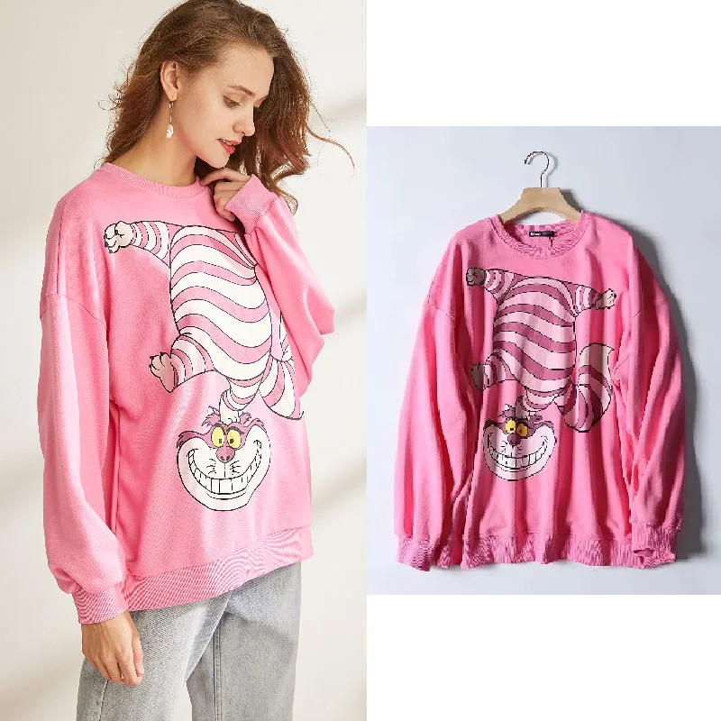 QQ0420 Sweatshirt Пуловер Одежда в уличном стиле с принтом из мультфильмов осеннее пальто с капюшоном Футболка женская одежда толстовка Король Лев джемпер толстовки - Цвет: QQ0420 Sweatshirt
