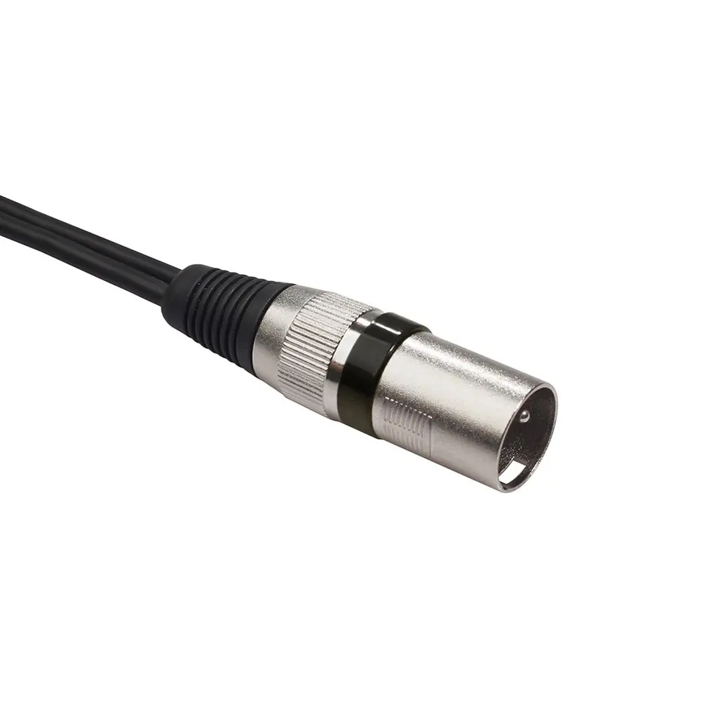 3Pin Xlr 1 штекер на 2 гнезда аудио Удлинительный кабель микрофон и сплиттер Линия для