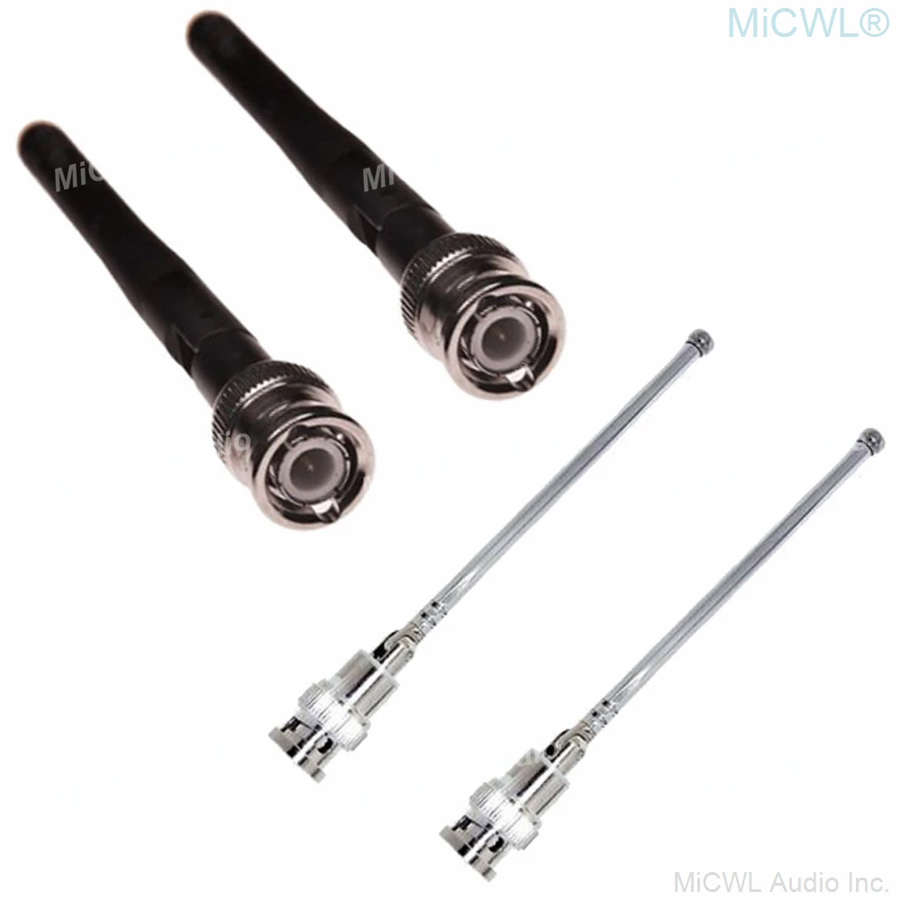 Pair BNC Antennas for Sennheiser EW EM 100 300 500 G1 G2 G3 G4 series and SR IEM Wreielss Receiver Host | Электроника