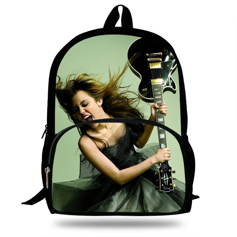 Женские Классические школьные сумки с принтом Майли Сайруса для