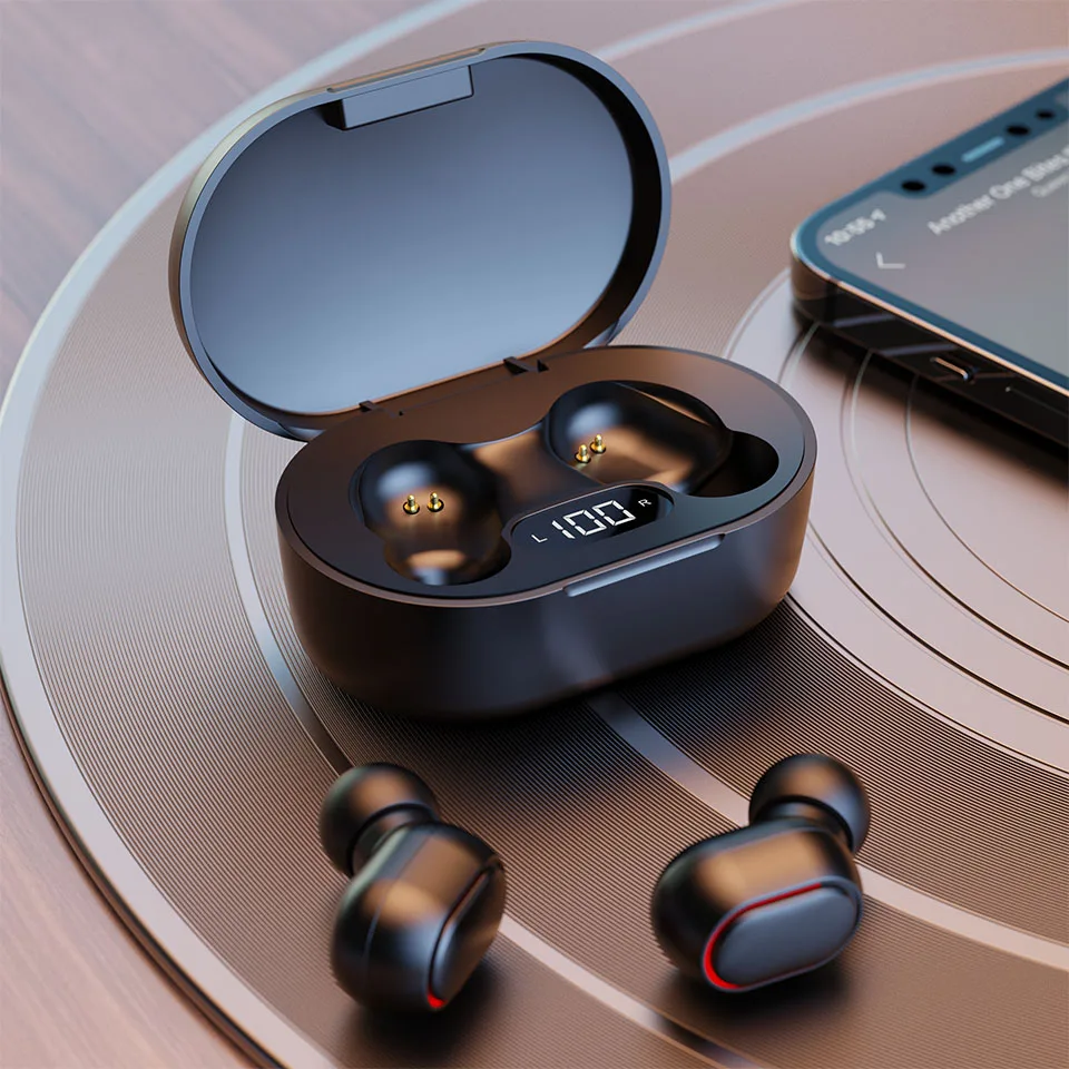 Наушники в ухо наушник Bluetooth 5 1 Беспроводной наушники светодиодный Дисплей