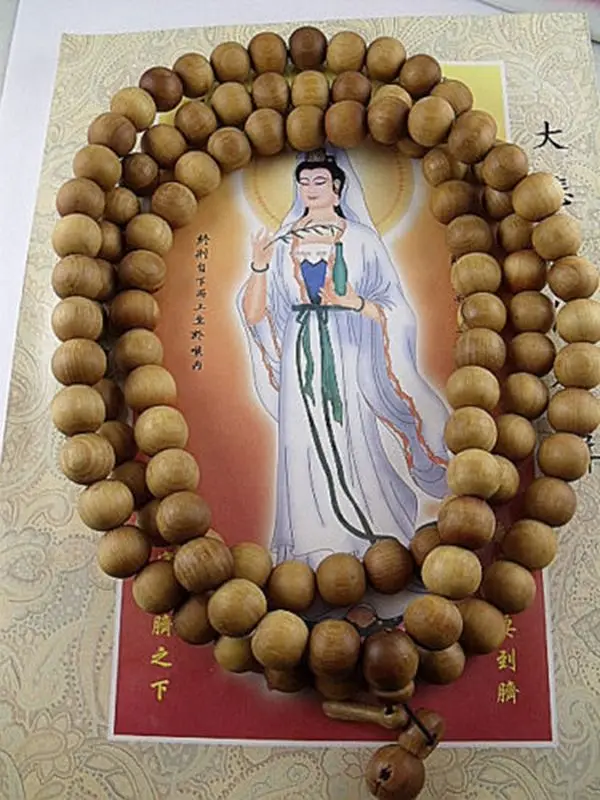 12 мм 108 персиковые деревянные бусины Тибетский буддизм Молитва Мала ожерелье|tibetan