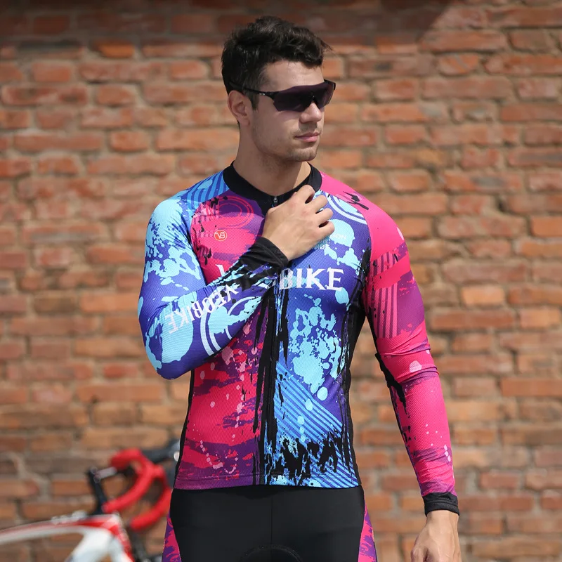 Pro Team Cycling Jersey Set Long Sleeve Winter Thermal Fleece Bicycle Clothes Women Bike Clothing Ladies Cycle Wear
