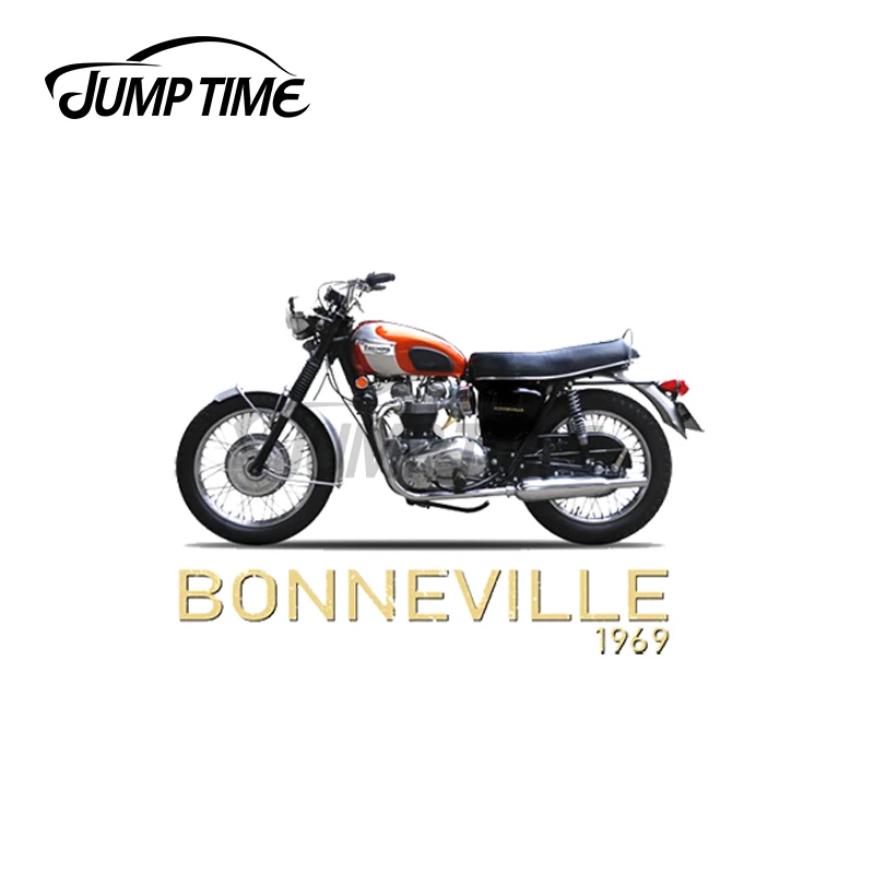 

Прыгать время 13x4,3 см для Bonneville мотоцикл автомобильные наклейки индивидуальные наклейка для творчества DIY стикер прикуса царапин Декор