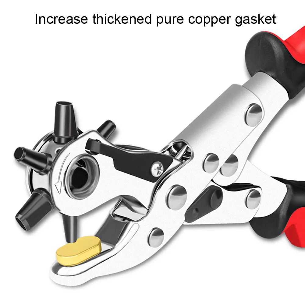 Хит 2020 многофункциональные пробивные плоскогубцы домашний ремень дырокол кожа