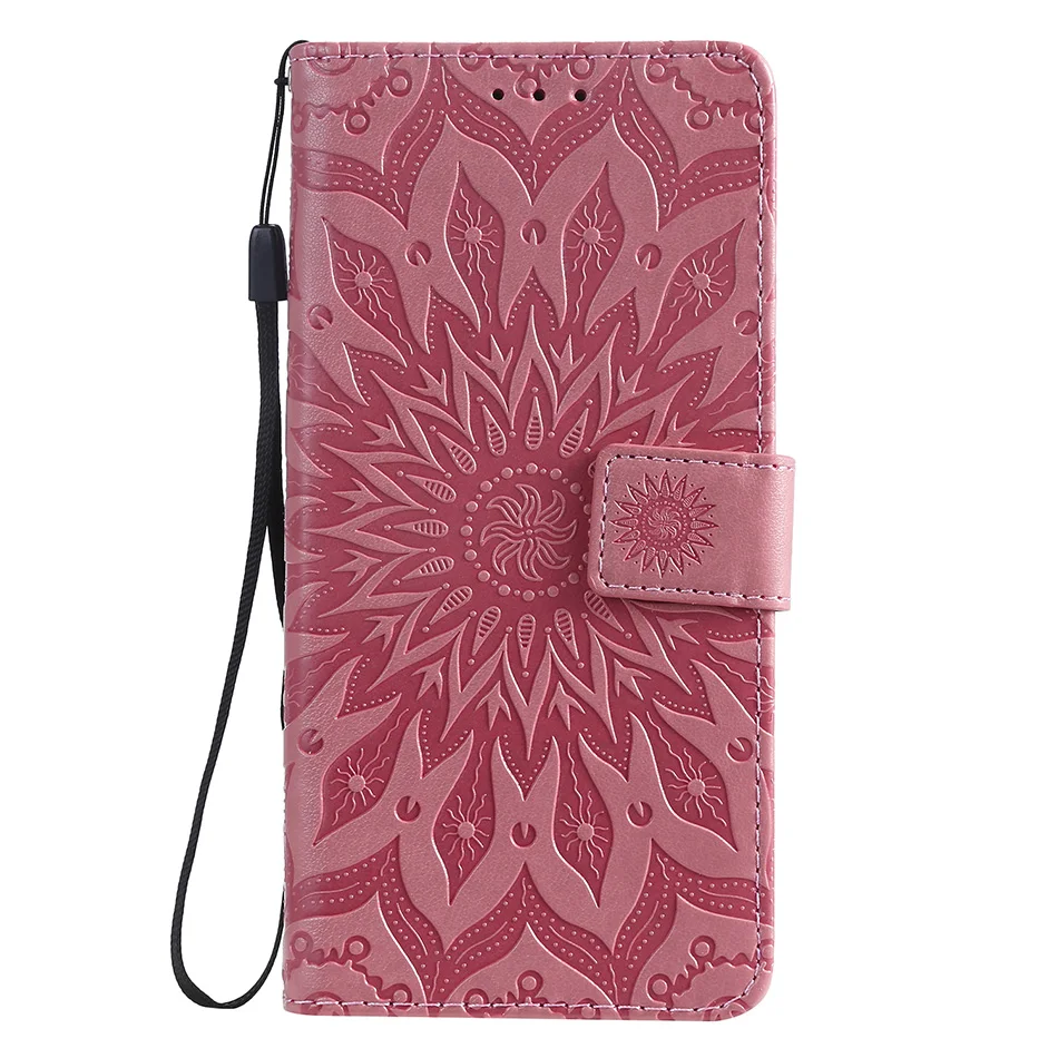 Pink Чехол-книжка с подставкой для телефона, чехол-кошелек для VIVO Y93 Y91 Y95 Y53, задняя крышка с карманом для карт, для OPPO A1K C2 A5 A3S A7 A5S F11 - Цвет: Pink