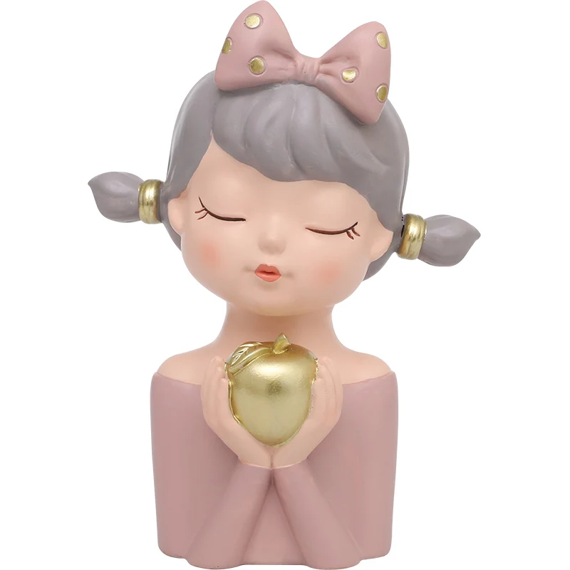 

Resin flower pot succulent plant pot modern girl flower pot home garden decoration succulent ornament decoration accessories