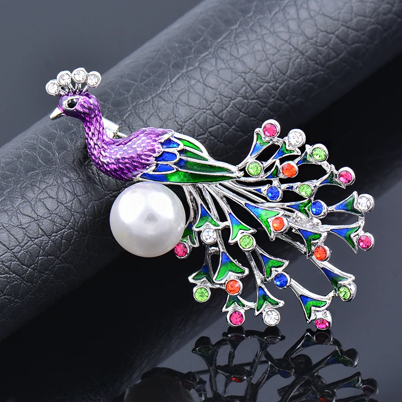 SINLEERY Милая бабочка кошка пчела брошь желтое золото серебро Цвет Синий Циркон