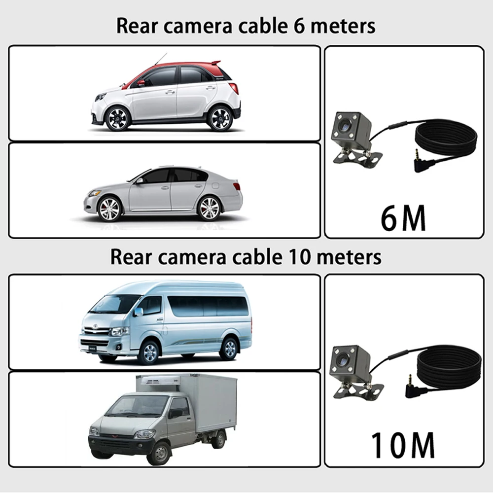 Dvr dash cam era dash cam Автомобильный видеорегистратор зеркало с двумя объективами камера заднего вида dashcam Авто рекордер видео full hd спереди и сзади