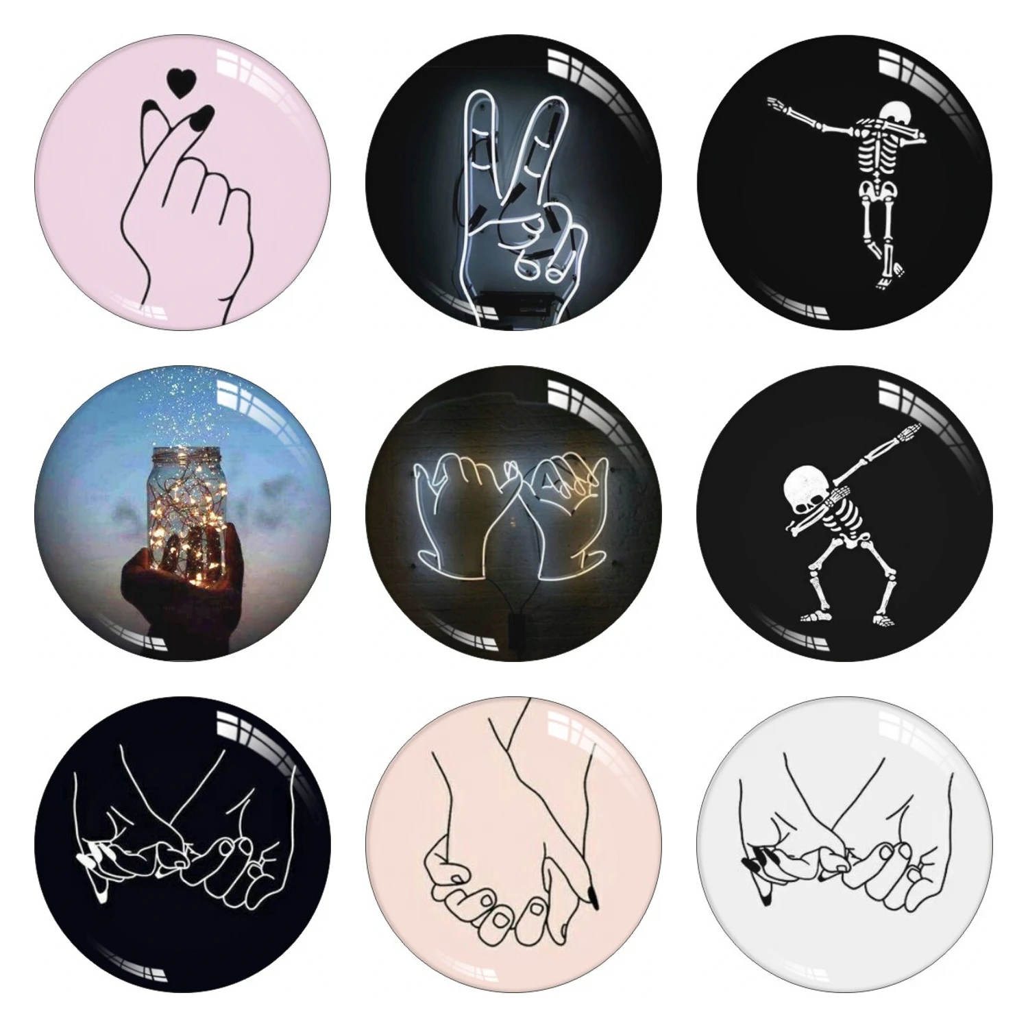 Круглый Фото стеклянный кабошон демонстрация плоская задняя часть сделай сам