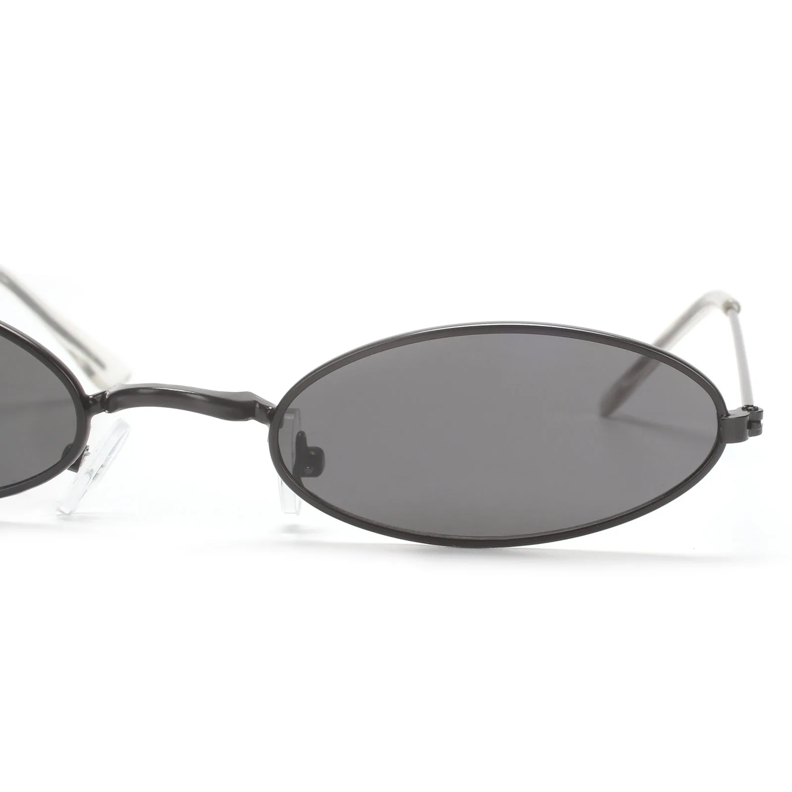 Овальная маленькая оправа женские солнцезащитные очки ретро винтажная