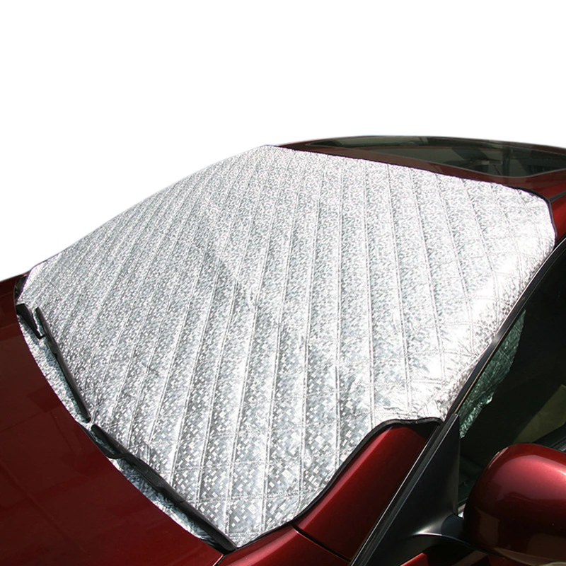 

Солнцезащитные очки на лобовое стекло автомобиля, солнцезащитный козырек, серебристый автомобильный передний козырек, защита от солнца, ун...