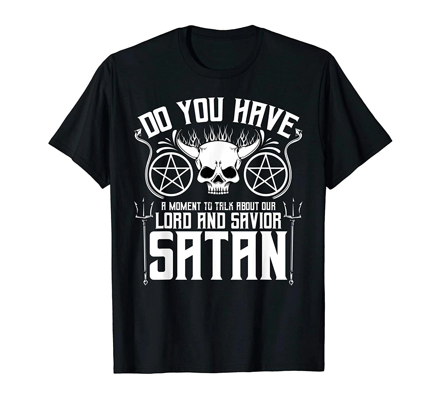 

Camiseta gtica pentagrama satnica Lucifer Baphomet Witch Occult