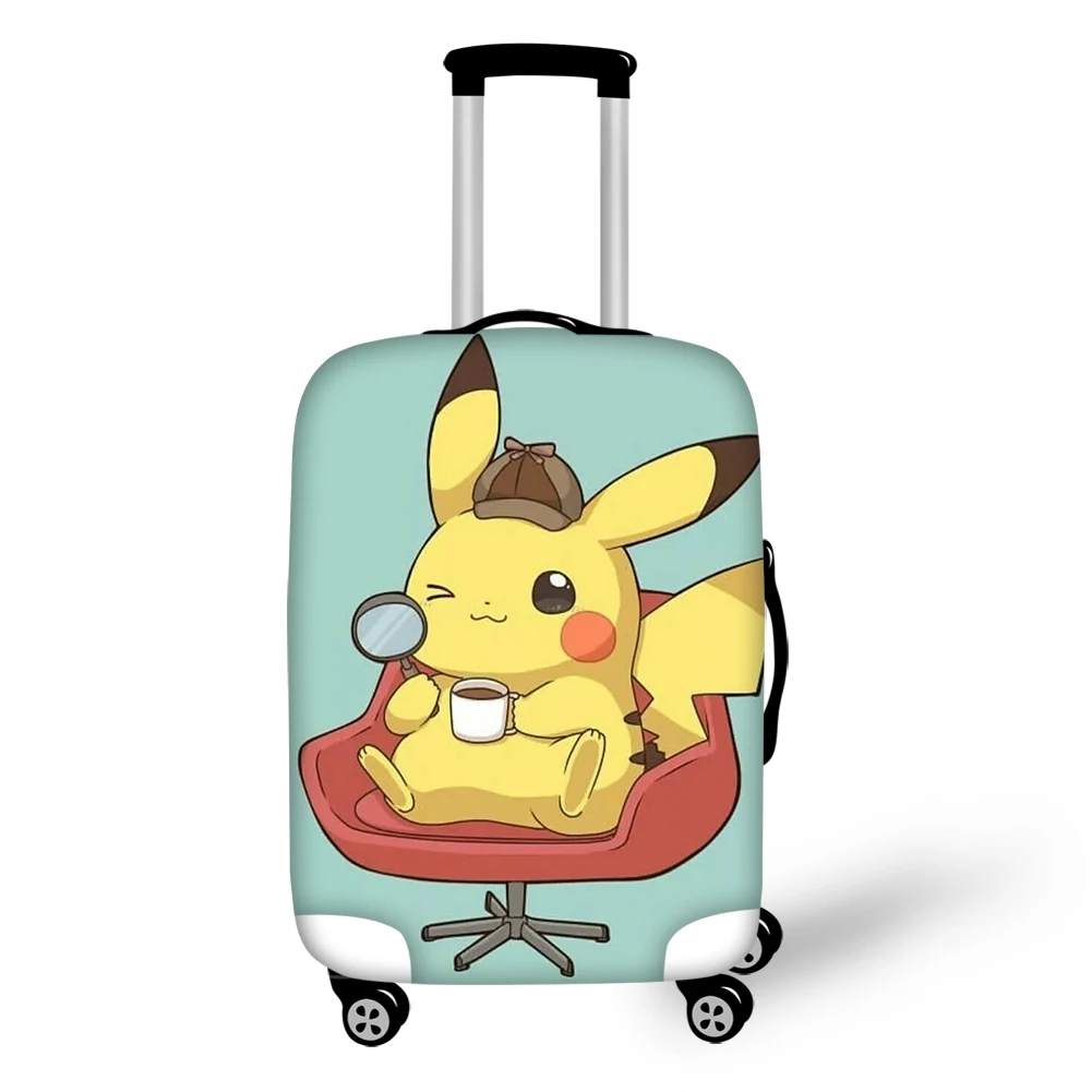 CDWX4450LMS HaoYun эластичный чехол для чемодана защитный дизайн Pokemon Пыленепроницаемый Чехол для багажа каваи Пикачу защитные аксессуары для багажа - Цвет: CDWX4450LMS