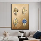 Всемирно известный бренд часы декоративные картины постер в скандинавском стиле Картина на холсте и комната настенные картины для современного домашнего декора