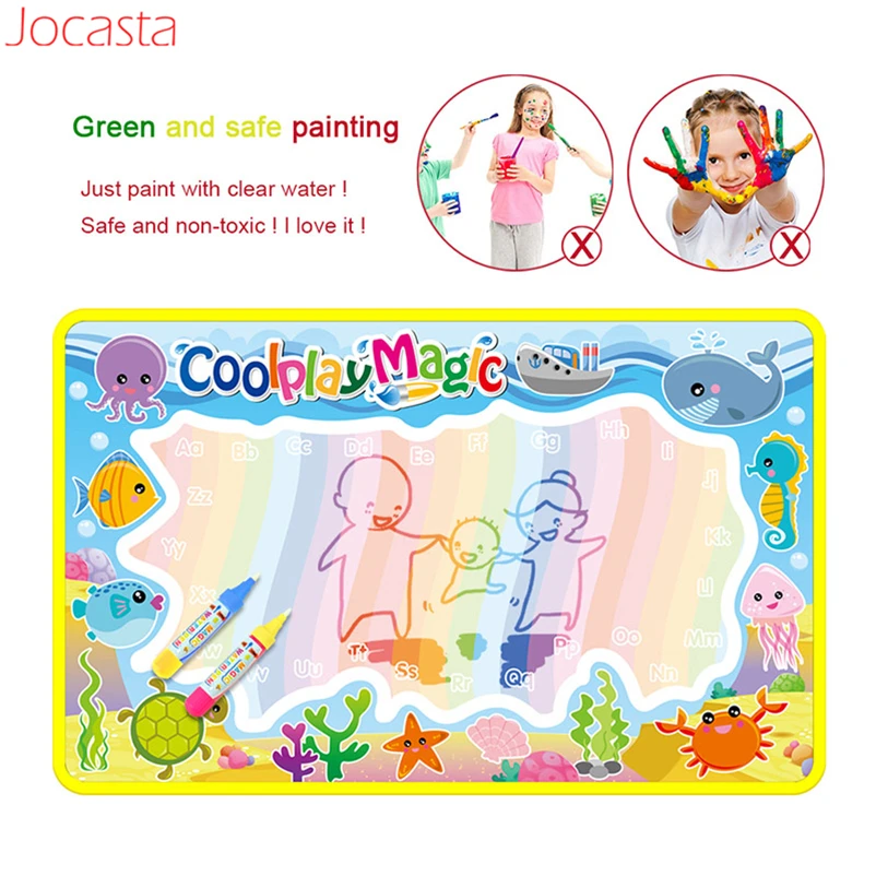 7 видов стилей волшебный коврик для рисования с ручкой животные Морская жизнь