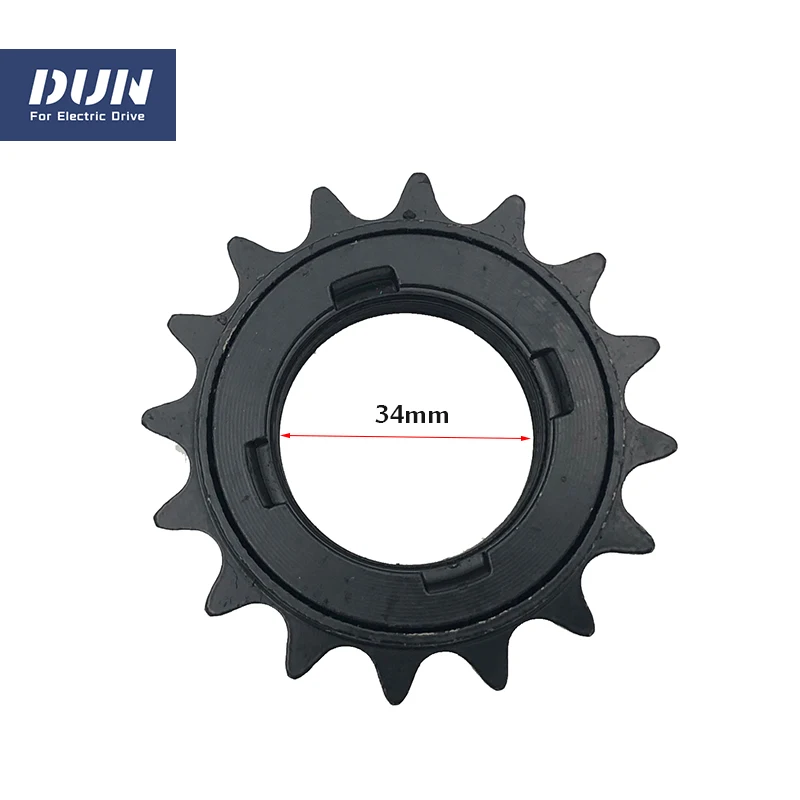 

Single Freewheel English Thread 16T 34mm Diameter Match With QS 205 Spoke Hub Motor for Bicycle