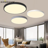 modern ceiling light acrylic round led ceiling lamp 110v 220v for aisle corridor lustre living room bedroom dining room fixture