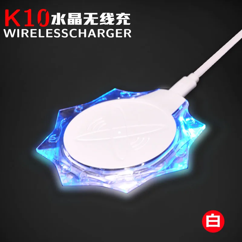 Беспроводное зарядное устройство с кристаллом мобильный телефон беспроводной