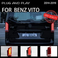 tail lamp for car benz vito 2014 2019 v250 v260 led tail lights fog lights daytime running lights drl cars car accessories
